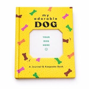My Adorable Dog Journal Keepsake Book NWT Chronicle Books Pet Memory Gift